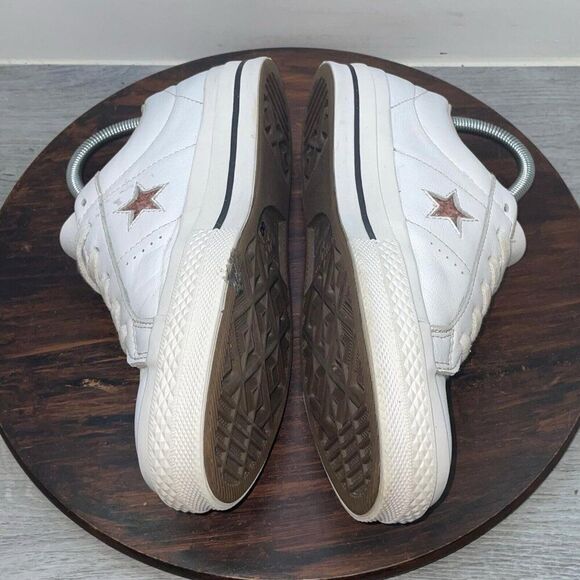 Converse White Leather Sneakers - Picture 7 of 10